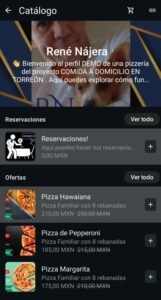 Enlace al Cátalogo para los vendedores desde el sitio Comida a Domicilio en Torreón de René Nájera Digital