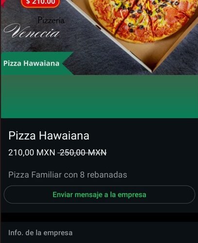 Enlaces de productos para los vendedores desde el sitio Comida a Domicilio en Torreón de René Nájera Digital