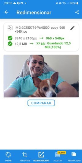 Imagen de 12.5 MB a 33 Kb con Photo & Picture Resizer